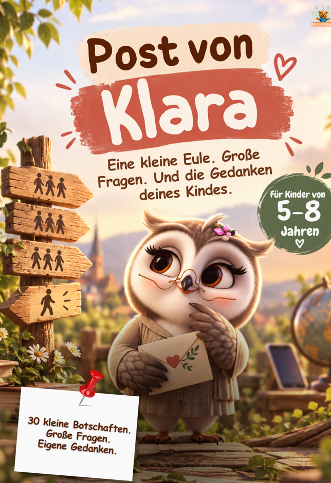 Post von Klara – 30 kleine Botschaften zum Hinterfragen für Kinder von 5 bis 8 Jahren Post von Klara – 30 kleine Botschaften zum Hinterfragen für Kinder von 5 bis 8 Jahren