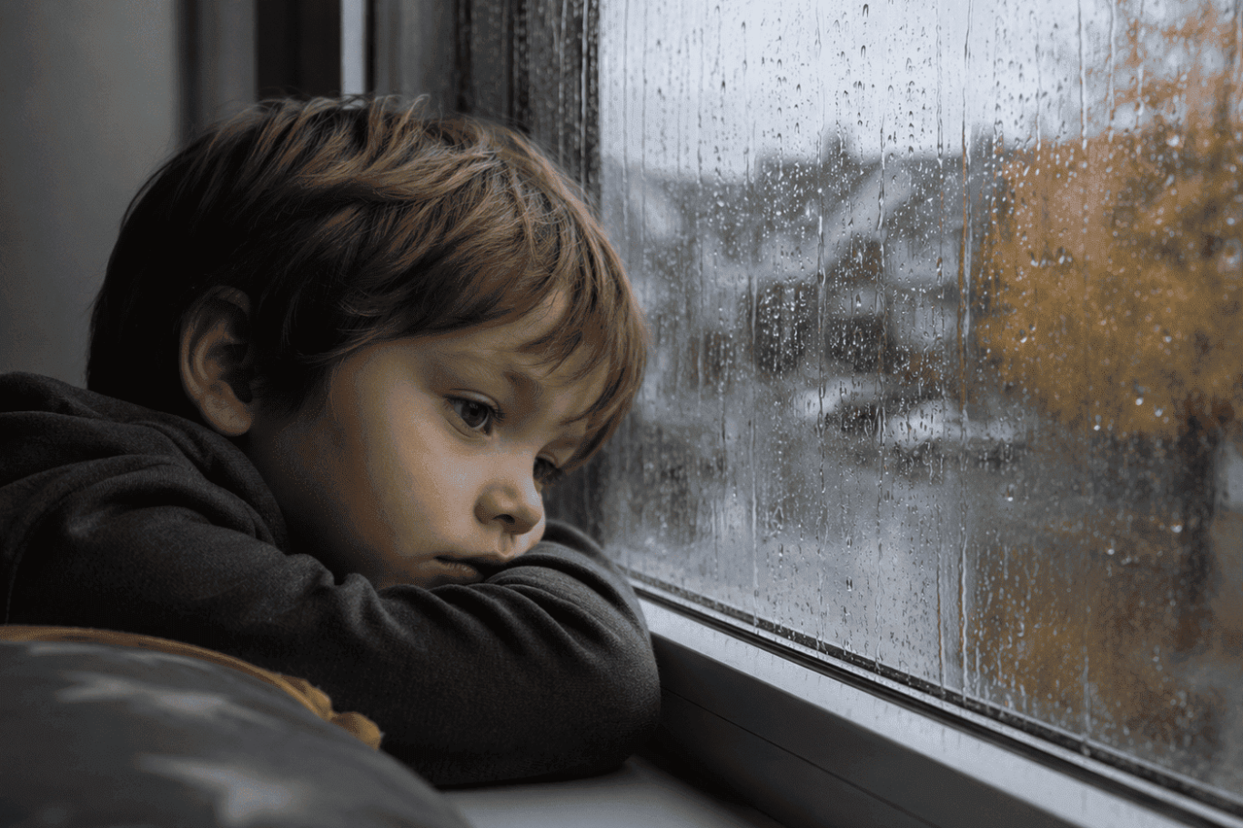 Kind sitzt aufgewühlt auf dem Boden – Wutausbruch wegen Kleinigkeiten bei Grundschulkind Kind sitzt aufgewühlt auf dem Boden – Wutausbruch wegen Kleinigkeiten bei Grundschulkind