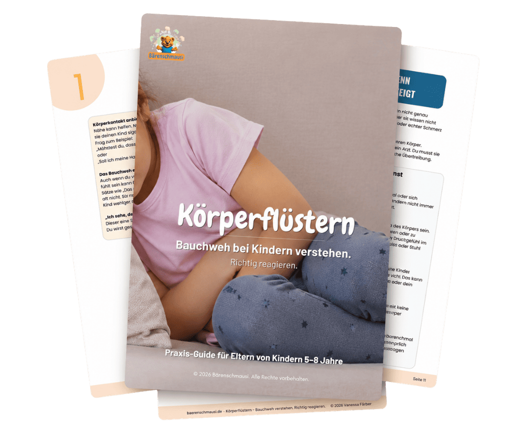 Körperflüstern Bauchweh – Praxis-Guide für Eltern, um Bauchweh bei Kindern von 5–8 Jahren zu verstehen und richtig zu reagieren Körperflüstern Bauchweh – Praxis-Guide für Eltern, um Bauchweh bei Kindern von 5–8 Jahren zu verstehen und richtig zu reagieren