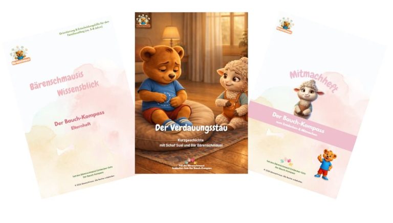 Bärenschmausi Bauch-Kompass Entdecker-Set – digitales Lernmaterial für Körperbewusstsein bei Kindern 5–8 Jahre Entdecker-Set Bauch-Kompass von Bärenschmausi – Lernkit zu Körpersignalen und Bauchgefühl für Kinder