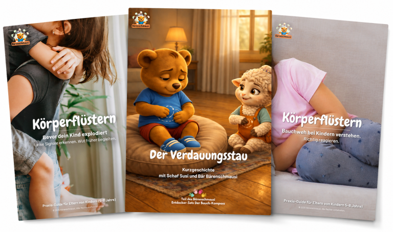 Produkte von Bärenschmausi – Eltern-Guides Körperflüstern (Wut & Bauchweh) und das Entdecker-Set Bauch-Kompass für Kinder von 5 bis 8 Jahre Produkte von Bärenschmausi – Eltern-Guides Körperflüstern (Wut & Bauchweh) und das Entdecker-Set Bauch-Kompass für Kinder von 5 bis 8 Jahre