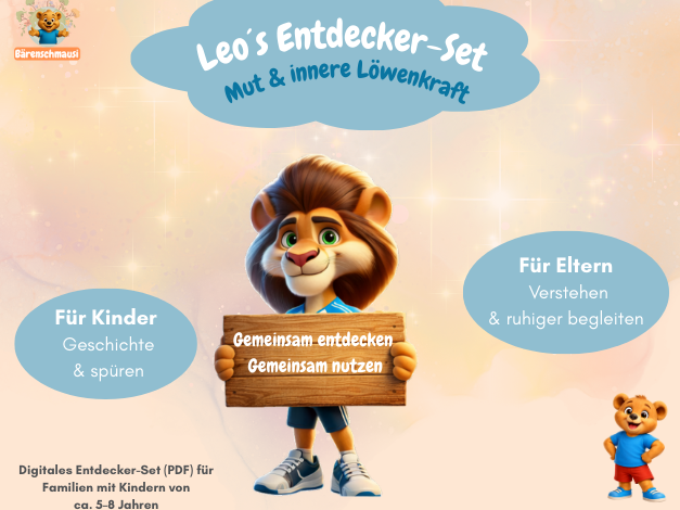 Leo's Entdecker-Set: Mut und innere Löwenkraft – digitales Set für Familien mit Kindern 5–8 Jahre Leo's Entdecker-Set: Mut und innere Löwenkraft – digitales Set für Familien mit Kindern 5–8 Jahre