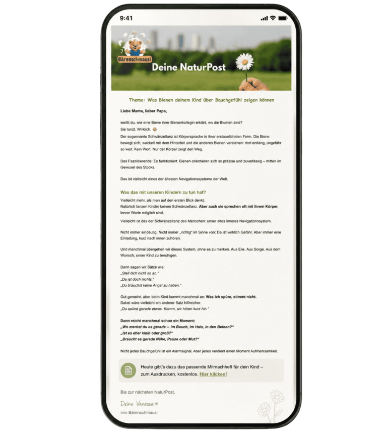 Bärenschmausi Newsletter Naturpost Bärenschmausi Newsletter Naturpost