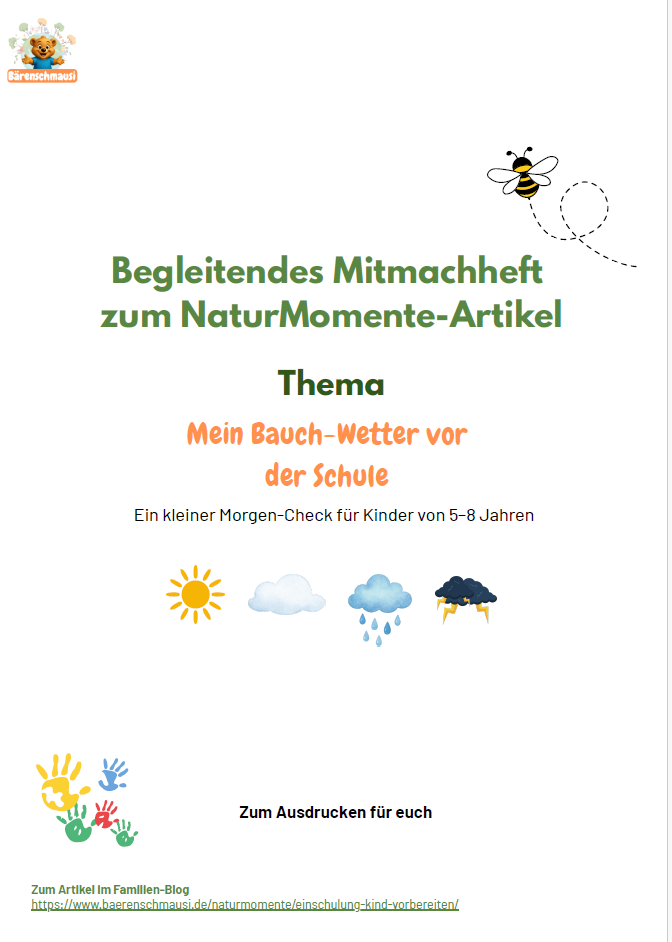 Mitmachheft Bauchwetter Bärenschmausi