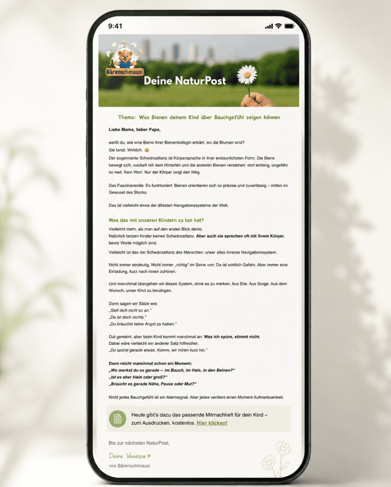 Kind entdeckt Natur – Bärenschmausi NaturPost Newsletter für Familien mit Kindern von 5 bis 8 Jahren Kind entdeckt Natur – Bärenschmausi NaturPost Newsletter für Familien mit Kindern von 5 bis 8 Jahren